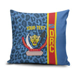 DR Congo Basketball Custom Pillow Cover Come On Leopards Skin Pattern