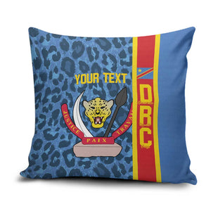 DR Congo Basketball Custom Pillow Cover Come On Leopards Skin Pattern