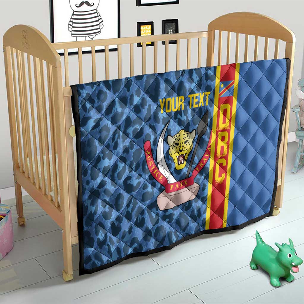 Afro Basketball Custom DR Congo Quilt Come On Leopards Skin Pattern - African Pride