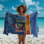 Afro Basketball Custom DR Congo Sarong Come On Leopards Skin Pattern - African Pride