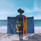 Afro Basketball Custom DR Congo Sarong Come On Leopards Skin Pattern - African Pride