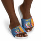 DR Congo Basketball Custom Slide Sandals Come On Leopards Skin Pattern