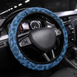 Afro Basketball DR Congo Steering Wheel Cover Come On Leopards Skin Pattern - African Pride