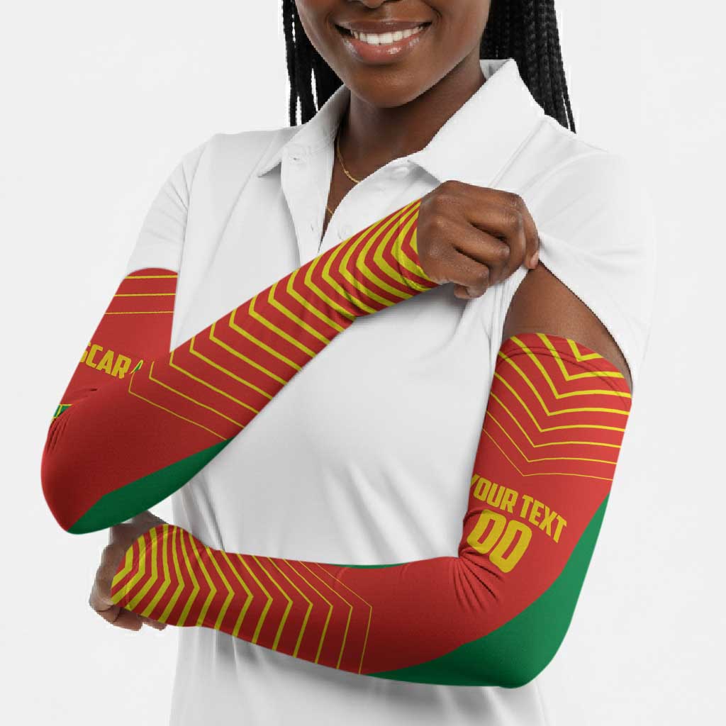 Madagascar Basketball Custom Arm Sleeves Come On Angel Manzano