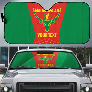 Madagascar Basketball Custom Auto Sun Shade Come On Angel Manzano
