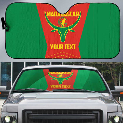 Madagascar Basketball Custom Auto Sun Shade Come On Angel Manzano