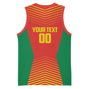 Afro Basketball Custom Madagascar Basketball Jersey Come On Angel Manzano LT14