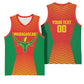 Afro Basketball Custom Madagascar Basketball Jersey Come On Angel Manzano LT14