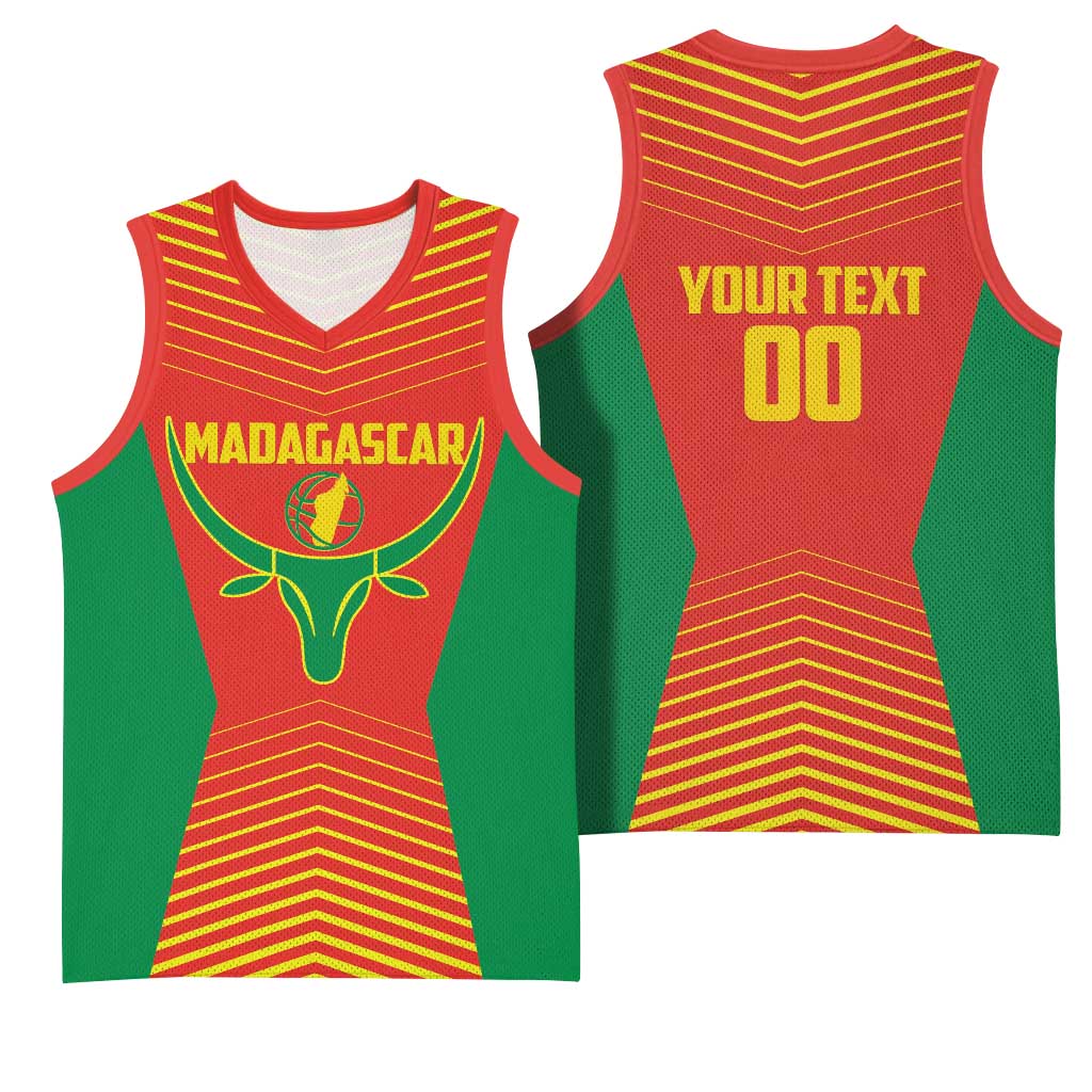 Afro Basketball Custom Madagascar Basketball Jersey Come On Angel Manzano LT14
