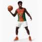Afro Basketball Custom Madagascar Basketball Jersey Come On Angel Manzano LT14