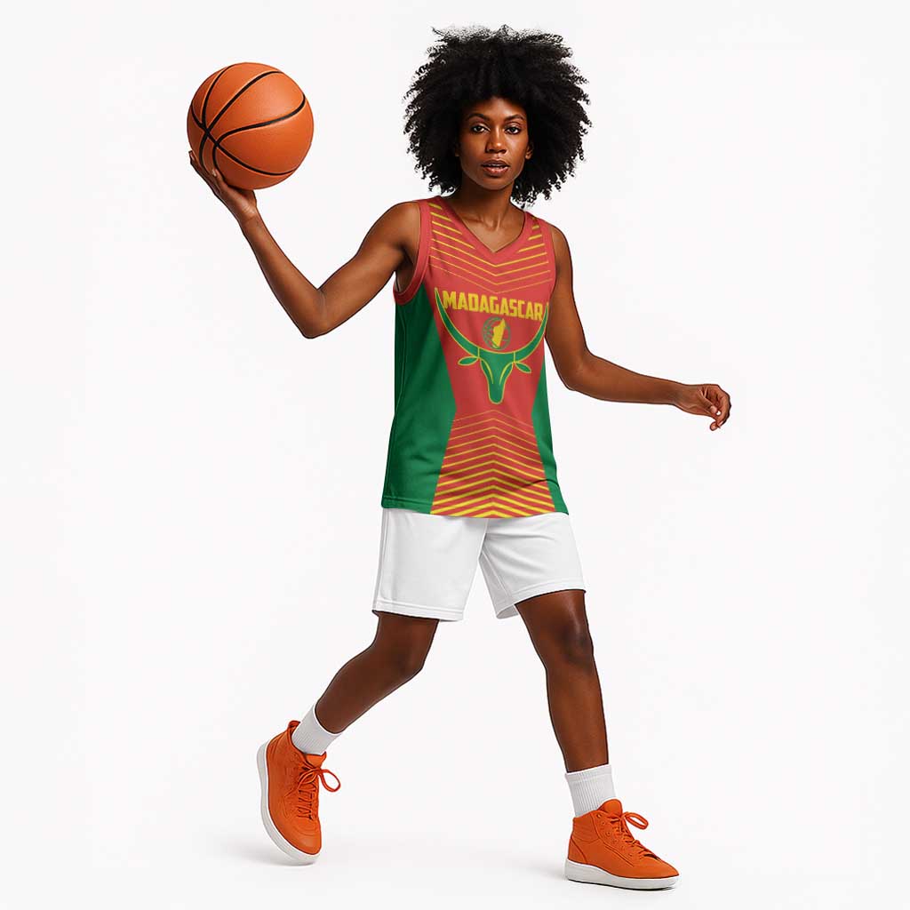 Afro Basketball Custom Madagascar Basketball Jersey Come On Angel Manzano LT14