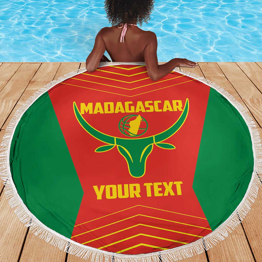 Afro Basketball Custom Madagascar Beach Blanket Come On Angel Manzano - African Pride