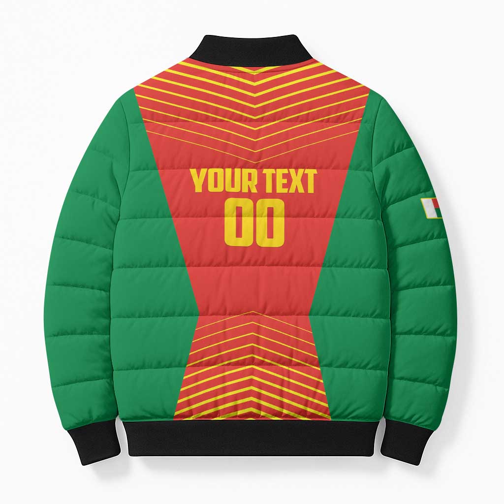 Madagascar Basketball Custom Bomber Puffer Jacket Come On Angel Manzano