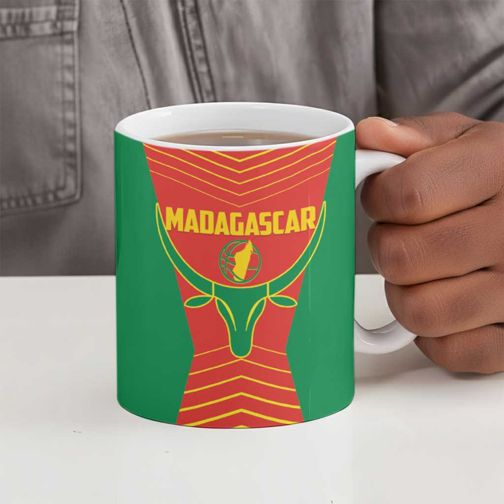 Madagascar Basketball Custom Ceramic Mug Come On Angel Manzano