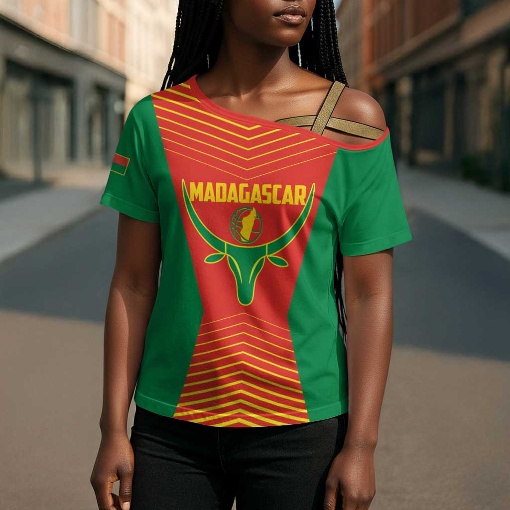 Madagascar Basketball Custom Cross Shoulder Shirt Come On Angel Manzano