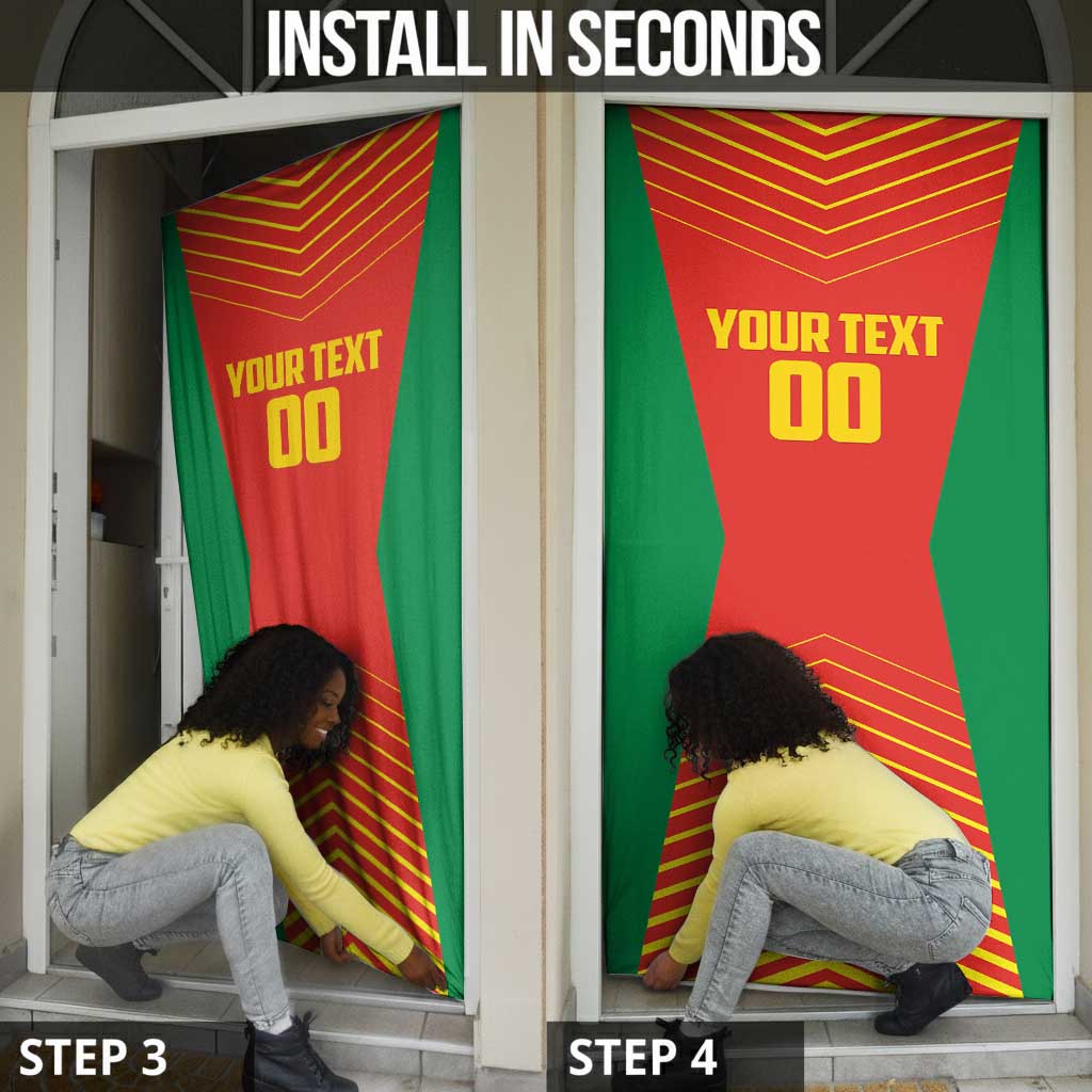 Madagascar Basketball Custom Door Cover Come On Angel Manzano