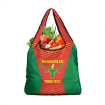 Afro Basketball Custom Madagascar Grocery Bag Come On Angel Manzano - African Pride