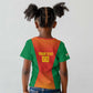 Afro Basketball Custom Madagascar Kid T shirt Come On Angel Manzano - African Pride