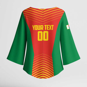 Madagascar Basketball Custom Kimono Sleeve Blouse Come On Angel Manzano