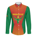 Afro Basketball Custom Madagascar Long Sleeve Button Shirt Come On Angel Manzano - African Pride