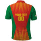 Afro Basketball Custom Madagascar Polo Shirt Come On Angel Manzano - African Pride