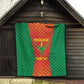 Afro Basketball Custom Madagascar Quilt Come On Angel Manzano - African Pride