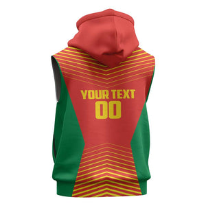 Afro Basketball Custom Madagascar Sleeveless Hoodie Come On Angel Manzano - African Pride