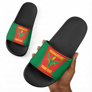 Madagascar Basketball Custom Slide Sandals Come On Angel Manzano
