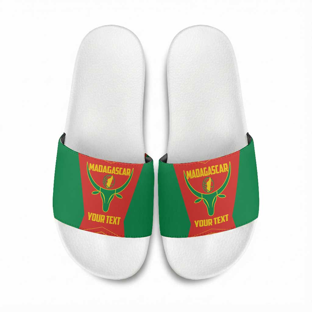 Madagascar Basketball Custom Slide Sandals Come On Angel Manzano