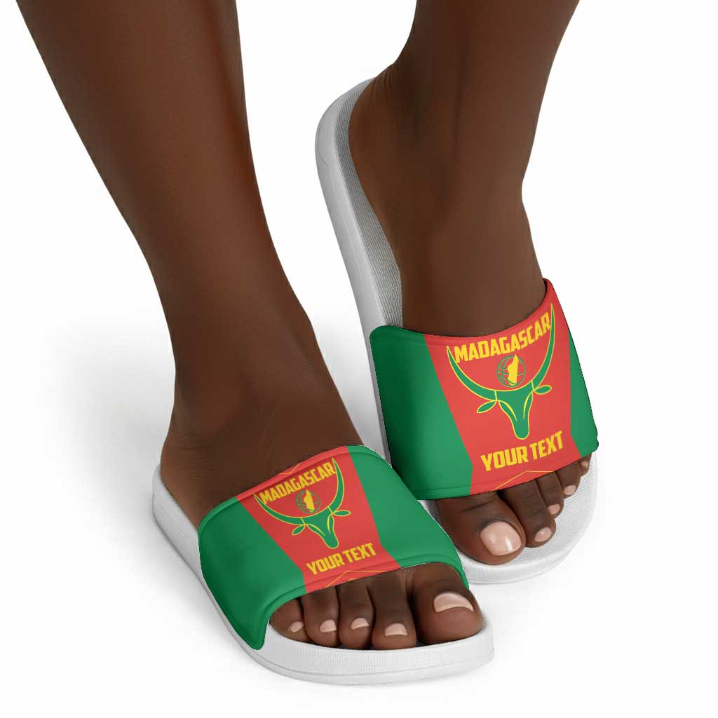 Madagascar Basketball Custom Slide Sandals Come On Angel Manzano