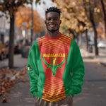 Afro Basketball Custom Madagascar Sweatshirt Come On Angel Manzano - African Pride