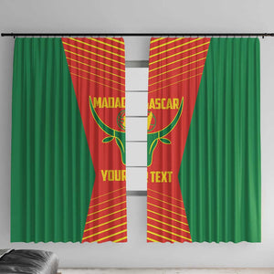 Afro Basketball Custom Madagascar Window Curtain Come On Angel Manzano - African Pride