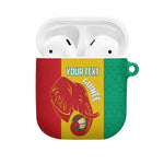 Guinea Basketball Custom AirPods Case Syli Nationale African Pattern