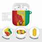 Guinea Basketball Custom AirPods Case Syli Nationale African Pattern
