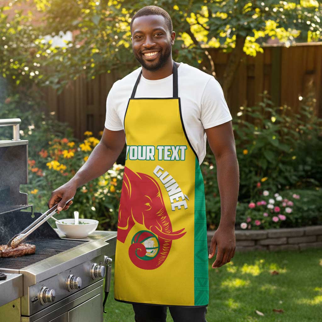 Guinea Basketball Custom Apron Syli Nationale African Pattern