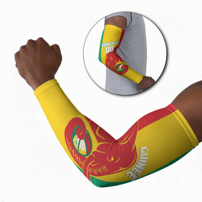 Guinea Basketball Custom Arm Sleeves Syli Nationale African Pattern