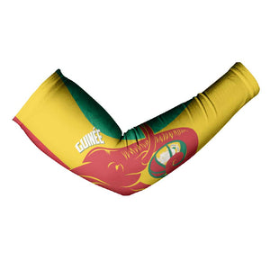 Guinea Basketball Custom Arm Sleeves Syli Nationale African Pattern