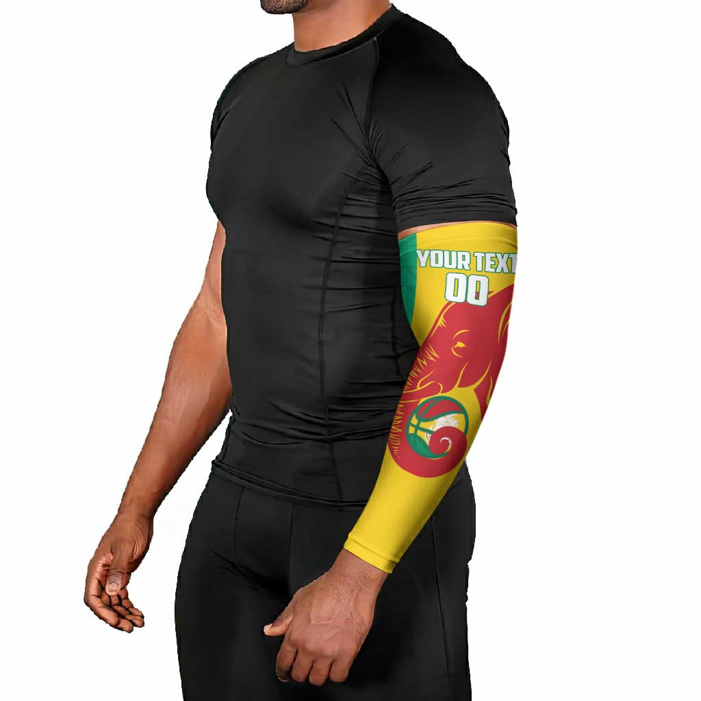 Guinea Basketball Custom Arm Sleeves Syli Nationale African Pattern