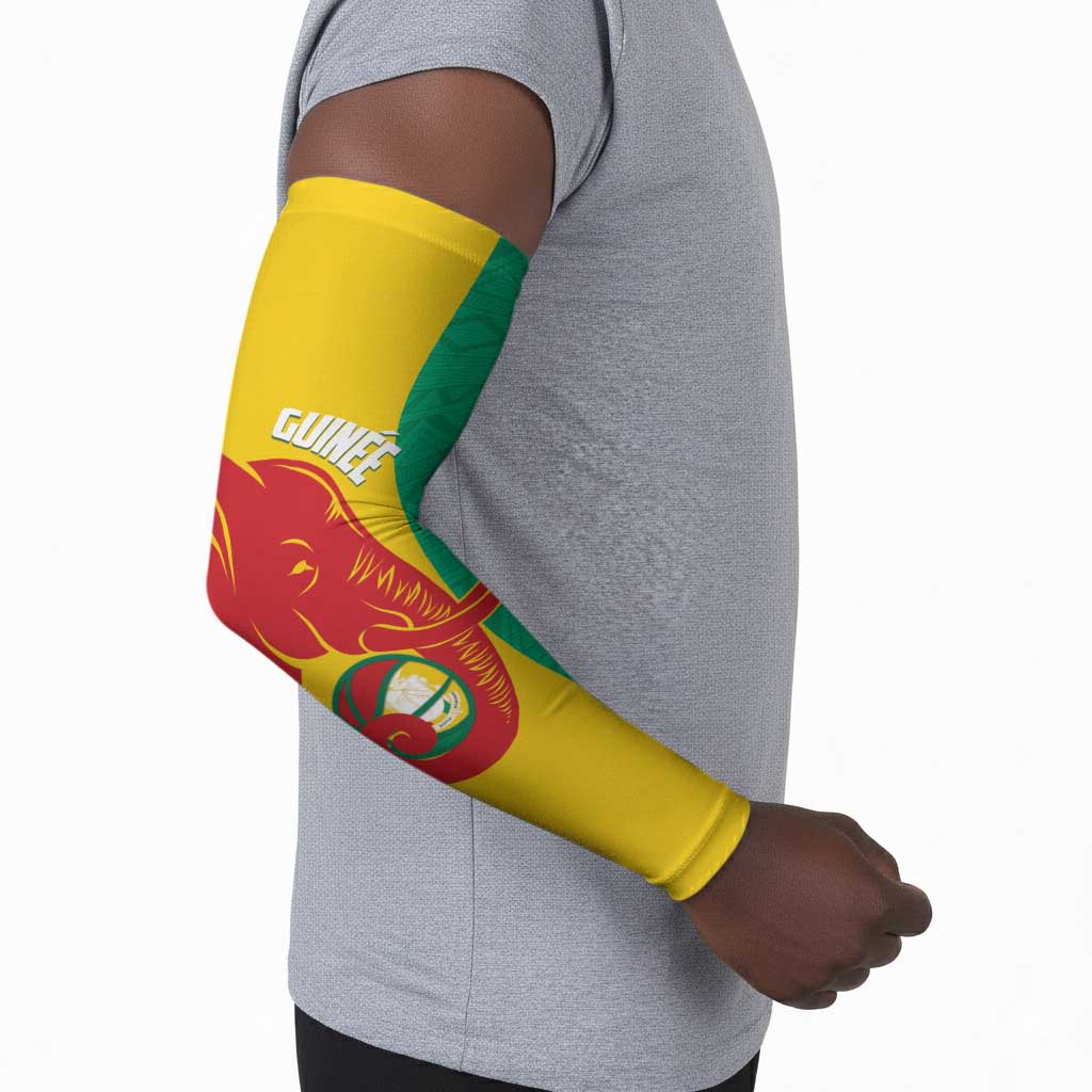 Guinea Basketball Custom Arm Sleeves Syli Nationale African Pattern