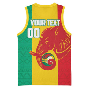 Afro Basketball Custom Guinea Basketball Jersey Syli Nationale African Pattern LT14