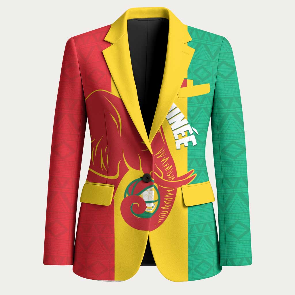 Guinea Basketball Custom Blazer Syli Nationale African Pattern