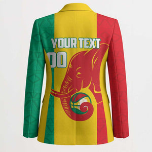 Guinea Basketball Custom Blazer Syli Nationale African Pattern