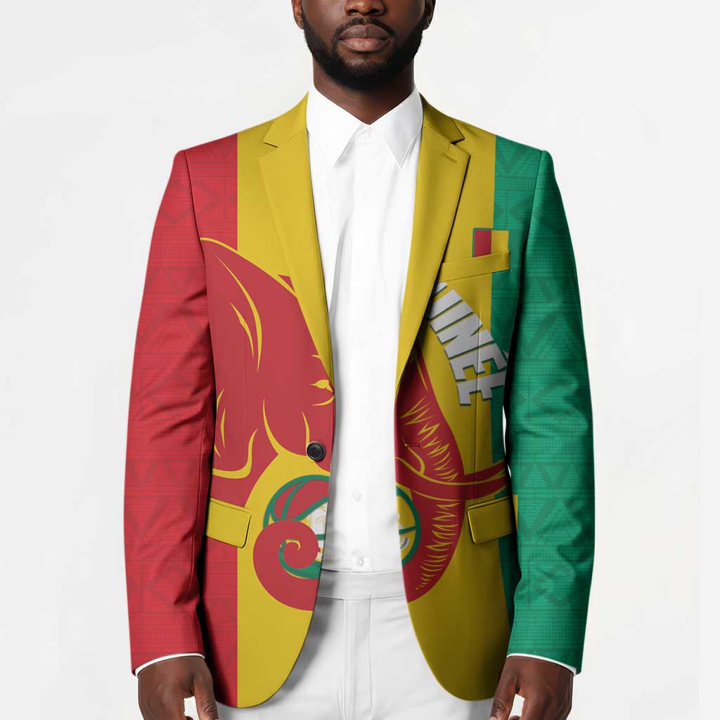 Guinea Basketball Custom Blazer Syli Nationale African Pattern