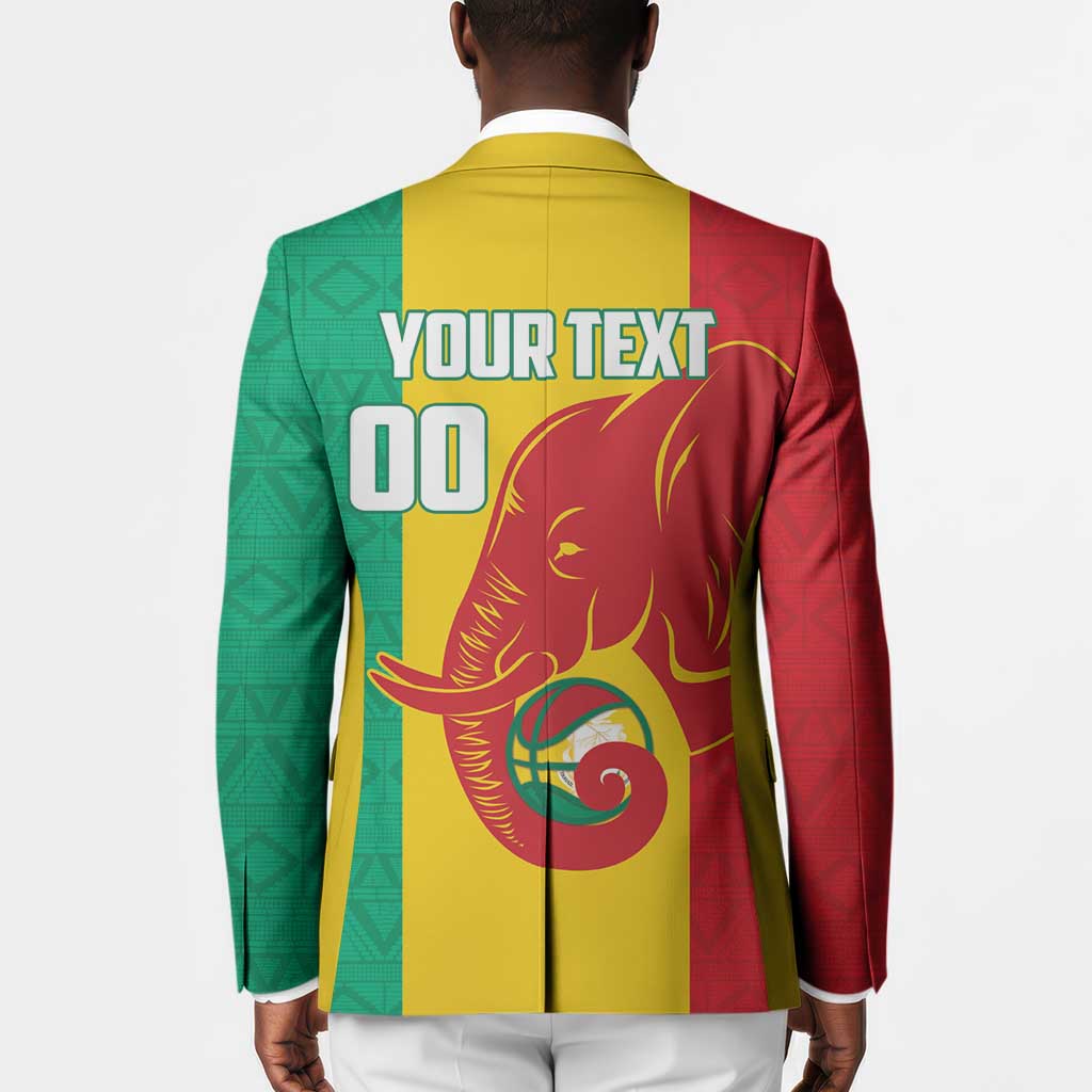 Guinea Basketball Custom Blazer Syli Nationale African Pattern