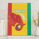 Afro Basketball Custom Guinea Canvas Wall Art Syli Nationale African Pattern - African Pride