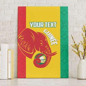 Afro Basketball Custom Guinea Canvas Wall Art Syli Nationale African Pattern - African Pride