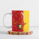 Guinea Basketball Custom Ceramic Mug Syli Nationale African Pattern