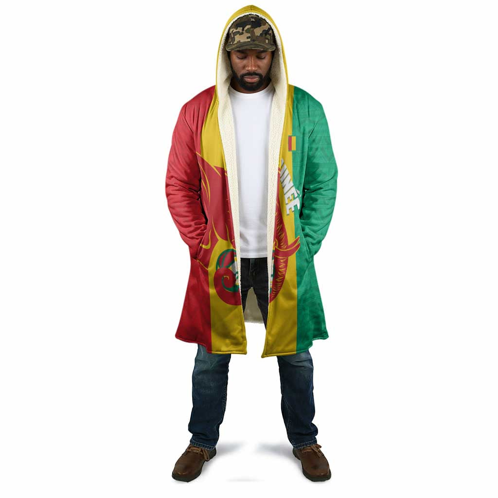 Guinea Basketball Custom Cloak Syli Nationale African Pattern