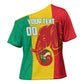 Guinea Basketball Custom Cross Shoulder Shirt Syli Nationale African Pattern