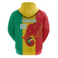 Afro Basketball Custom Guinea Hoodie Syli Nationale African Pattern - African Pride